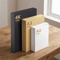 Shuchang White Black Kraft Cardboard Sketch Paper for Colored Pencils Watercolor Markers Painting Business Cards