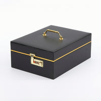 Jewelry Storage Box Travel-Friendly Jewelry Box with Lock Secure for Commuters, Collectors