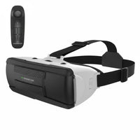 Lens Cloth Included VR Headset with Headphones Lightweight Body 3D Immersive Reality Headset Comfortable Fit Tech Gadget 360-Degree View for Home Entertainment