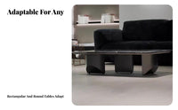 2 Pieces Minimalist design Matching Coffee Table and TV Console Luxury Design Media Cabinet and Table Combination Sta single Top Living Room Tables with Storage Drawers for Families, Homeowners, Newlyweds, Villa, Lounge Area, Bedroom
