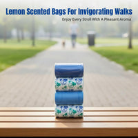 Scented Pet Waste Bag, Thickened, Biodegradable, Cute Dog Cleanup, Portable, HDPE