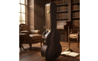 Hard Guitar Case Vintage Hard-Cover Guitar Case Heavy-Duty for Traveling Artists, Guitarists
