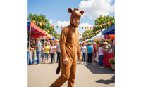 Horse Cosplay Outfit Hooded Horse Costume Foot Covers Animal Suit for Adults