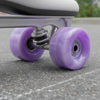 Four-Wheel Inline Wheels Shock Absorbing Four-Wheel Inline Replacement Wheels Fluid Ride Mixed Color Design