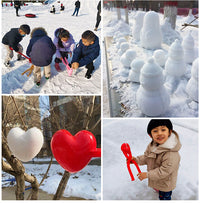 雪球夹子玩雪工具冬天夹雪神器雪地玩具打雪仗装备小鸭子雪人模具