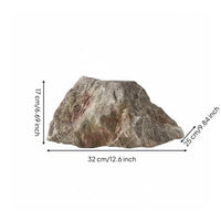 Versatile Decoration Realistic Foam Rock Easy Installation Photography Prop Rock Long-Lasting Lightweight Prop Stone for Photographers, Visual Merchandisers, Event Planners, Window Displays, Photo Shoots, Theatrical Sets