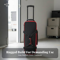 Light Stand Roller Case Handle Photography Equipment Trolley Bag Large Capacity Light Stand Bag for Photographers, Videographers, Storage