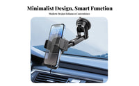 Suction Holder Car Ph Single Mount 360° Rotation Dashboard Ph Single Holder Mobile Accessory Stable Hold Universal Compatibility