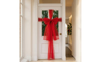 Elegant DIY Door Bow Decoration