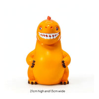 Cartoon Dinosaur Piggy Bank Glossy Dinosaur Money Bank Decorative Figurine Safe for Boys, Girls, Desk, Nursery