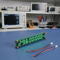 Wide Measurement Range Frequency Display Component Selectable Gate Times Digital Frequency Counter Compact Design for Electronics Hobbyists