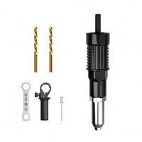 Upper Drive Interface Drill Mounted Rivet Head Ribbed Grip Cordless Drill Rivet Head