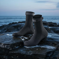 Foot Protection 3mm Neoprene Dive Socks Quick-Dry 3mm Dive Socks Elastic Material Soft Sole Wading Shoes 4-Way Stretch for Surfers, Divers, Boaters, Surfing, Diving, River Tracing