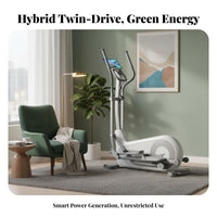 Elliptical Silent Home Elliptical Machine Compact Design Cross