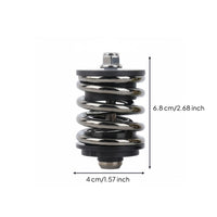 Folding Bike Shock Coil Metal Rear Shock Absorber Coil Cycling Parts Durable Alloy Material