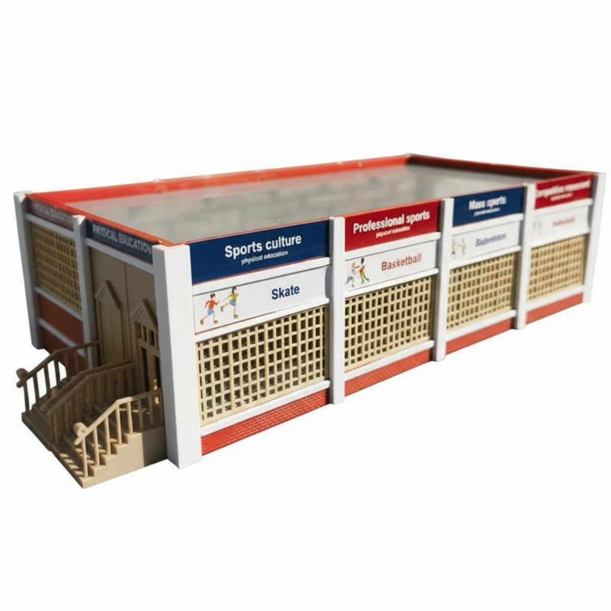 European Design 1/87 Scale House Kit Highly Detailed HO Scale Building Model Paintable DIY Architectural Model Multi-Purpose for Hobbyists, Sand Table Miniature Replica, Dioramas