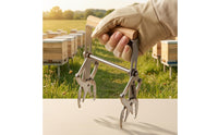 Frame Clamp Manual Frame Clamp with Wooden Handle Gripper Tool for Apiarists, Beehive Maintenance