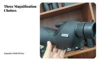 ED Glass Lens Tripod Bird Watching Waterproof & Fogproof High Power Spotting Fog-Proof High Power Monocular Tele FMC Green Film Coating for Outdoor Enthusiasts, Amateur Astronomers, Scenery Viewing, Stargazing, Outdoors, Sporting Events