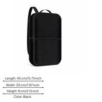 Rectangular Pickleball Paddle Storage Bag Rounded Corners Pickleball Bag Zipper Closure Zippered Sports Pouch Sturdy