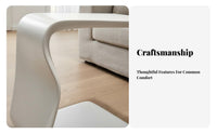 Nordic design C-Shaped Side Table Minimalist Design C-Shaped Couch Table Space-Saving Household Furniture multipurpose Use for Apartment Dwellers, Home Workers, Students, Living Room, Bedroom, Small Spaces, Balcony