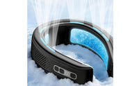 4000 mAh Battery U-Shaped Neck Fan 6 Air Channels Portable Neck Cooler 18-Hour Runtime Digital Display