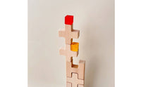 32 Pieces Translucent Acrylic Blocks Child-Centered Influenced Translucent Building Blocks  Creativity Light and Shadow Toy for Young Children