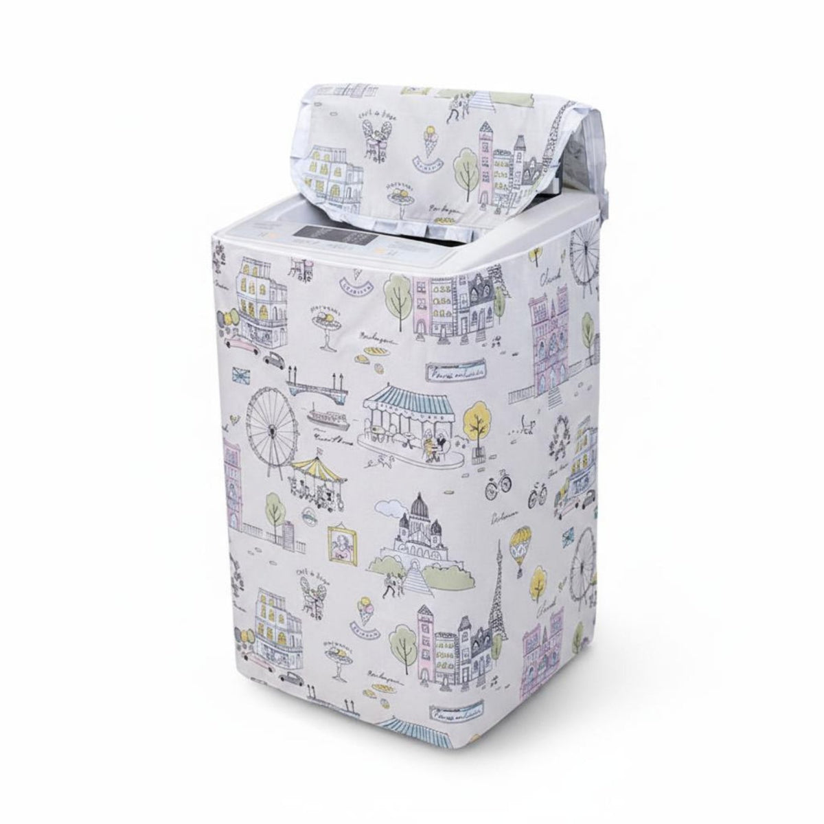 Top Loading Laundry Appliance Cover Dustproof Top-Opening Washer Cover Laundry Protector