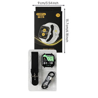 Smartwatch with Silicone Strap Long Battery Life Touchscreen Watch with Side Crown Smart Watch with Touchscreen Customizable