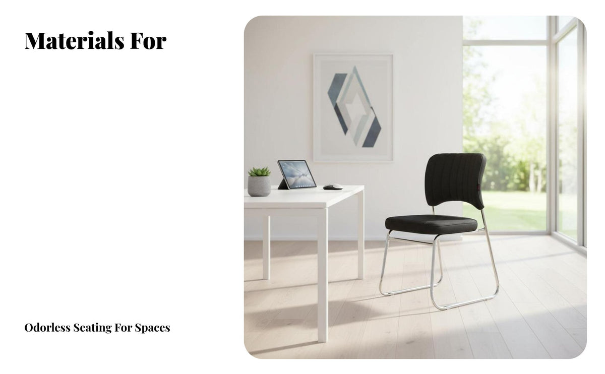 Minimalist Design Sled Base Visitor Chair Ergonomic Backrest Armless Sled Base Chair Easy-to-Clean Upholstery Office Furniture High Weight Capacity for Conference Attendees, Students, Visitors, Training Room, Lobby