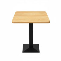 Commercial Grade Restaurant Table and Chair Set Thickened Tabletop Restaurant Dining Set Stable Structure Quick-Service Dining Furniture Easy to Clean for Cafe Owners, Homeowners, Snack Bar, Cafe, Banquet Hall, Kitchen