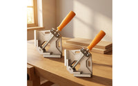 2 Pieces Aluminum Alloy 90 Degree Corner Clamp Lightweight Corner Clamp with Single Handle Compact Clamping Square Long-Lasting for Woodworking