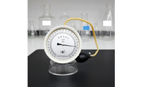 High Precision Aneroid Pressure Gauge Easy to Read Laboratory Pressure Gauge Clear Face Pressure Test Meter Sturdy Build for Teachers, Students, Laboratory, Classroom, School