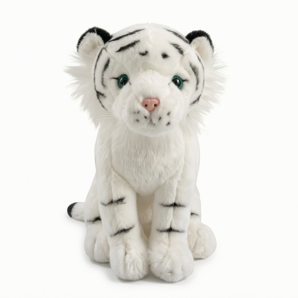 Stuffed Tiger Doll Seated Stuffed Tiger Soft Cuddly for Children, Playroom, Nursery