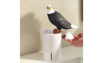 Decorative Soap Dispenser with Eagle Figurine Battery Powered Touchless Soap Dispenser Reliable Long-Lasting for Bathroom, Kitchen