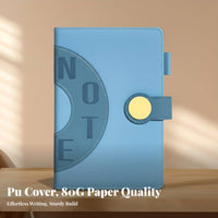 2026 Portable Business Notebook, Thick PU Leather, Round Splicing, Office Planner, Customizable