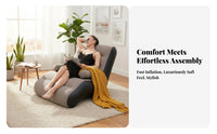 S-Shaped Inflatable Lounger Ergonomic Contoured S-Shaped Inflatable Seat Fast Inflation Inflatable Lazy Sofa for Students, Teens, Rest Ping, Bedroom