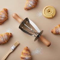 Croissant Cutter Efficient Cutting Croissant Cutter Triangle Pastry Cutter Food-Grade Material Baking Supply Easy To