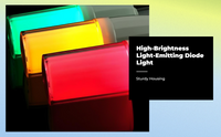 Tricolor LED warning light for machinery