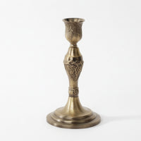 Elegant Metal Candle Holder Slender Tabletop Candle Holder Sturdy Candlestick with Round Base Long-Lasting for Wedding, Mantel