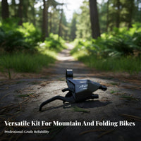 3x7 Speed Groupset Easy Modification Integrated Brake Change Levers Bike Derailleur and Gear Selector Kit Fluid Change Ing