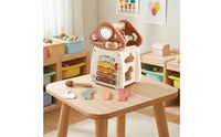Fungus Activity Toy Wooden Toy with Mallet Shape Sorter Child-Centered Early Learning for Toddlers, Playroom, Kindergarten