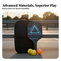 Pickleball Paddle Set Rim Protector Protection Fiberglass Pickleball Paddles Sports Equipment Anti-Slip Cushioned Grip