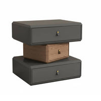 360° Rotatable Rotating Tiered Cabinet Space-Saving Design 3-Tier Rotating End Table Multifunctional Nightstand Sturdy Build for Apartment Dwellers, Homeowners, Students, Guest Room, Hotel, Not on Ice