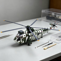 Naval Sovereign Helicopter Model with Navy Markings Detailed Helicopter with Main Rotor Toy for Collectors