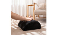 Soft Ergonomic Footrest with Adjustable Height Soft Foldable Footrest Cushion Portable Foot Rest Pillow Supportive for Office Workers, Students, Travelers, Desk, Travel