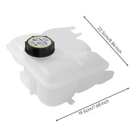 Translucent Engine Coolant Reservoir with Cap Heat-Resistant Coolant Expansion Tank with Cap Molded Expansion Tank High Quality for Mechanics