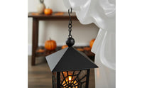 Witch Lantern Statue Resin Halloween Witch Decor Tabletop Display