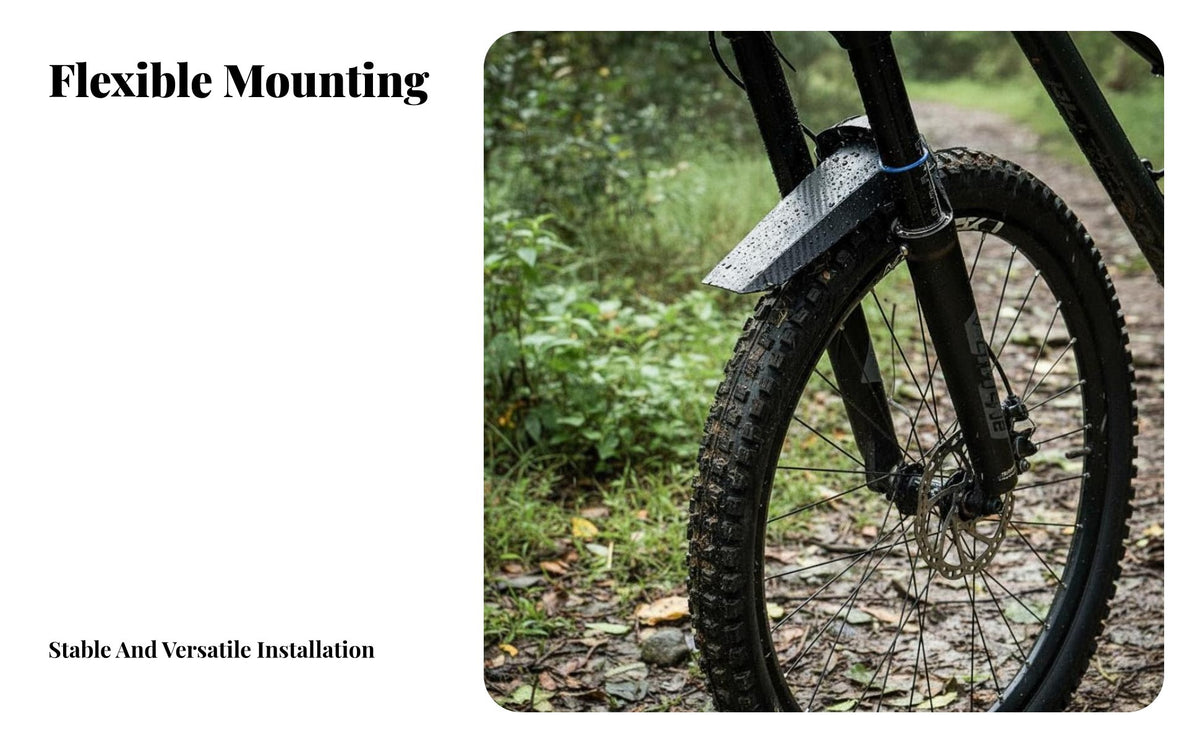 Mountain Bike Mudguard Long-Lasting Mountain Bike Mudguard Mountain Bike Mudguard Adjustable Mountain Bike Front Mudguard