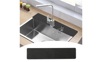 DIY Cuttable Sink Mat Countertop Protection Kitchen Sink Splatter Guard Non-Slip Household Supply for Lavatory