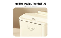 Wall-Mounted Trash Can with Lid Wall Mounted Garbage Can Hanging Kitchen Bin Space-Saving Cabinet Door Wastebasket for Bathroom